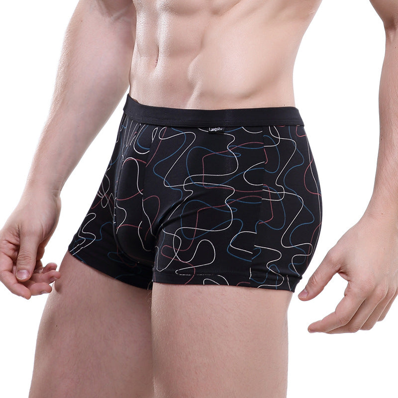Short respirant imprimé pour hommes