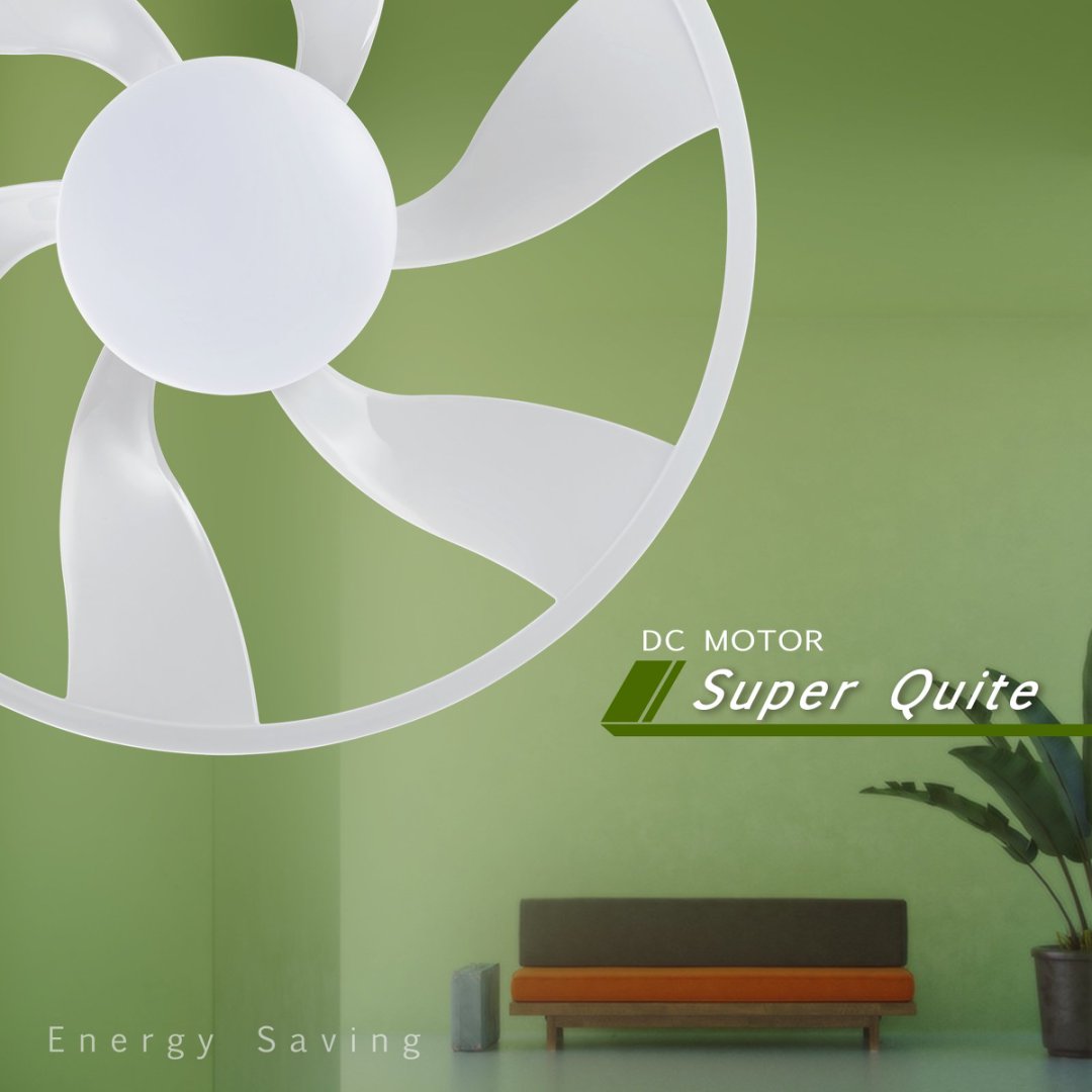 Light Pro 22 In. Ventilateur de plafond intelligent à LED Matt Blanc avec moteur DC