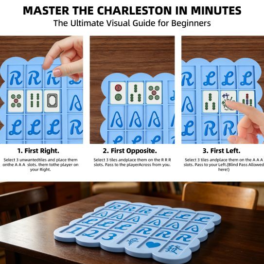 Conseil de pratique américain Mahjong Charleston