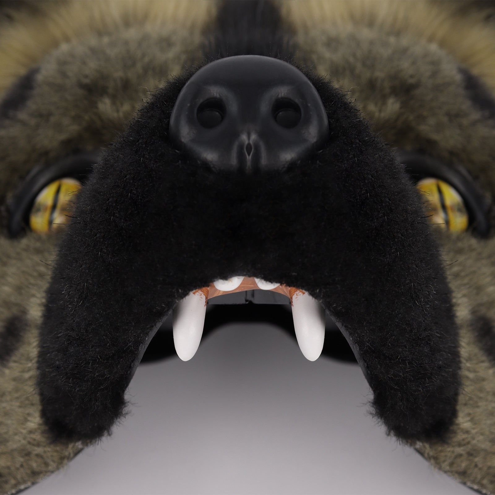Masque en peluche tacheté de Hyena costume d'Halloween