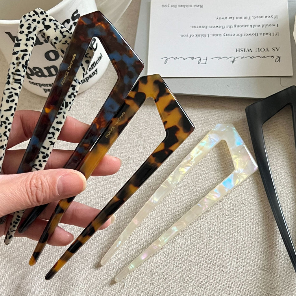 Épingle à cheveux en forme de U simple et irrégulière pour Updosversatile et facile à coiffer