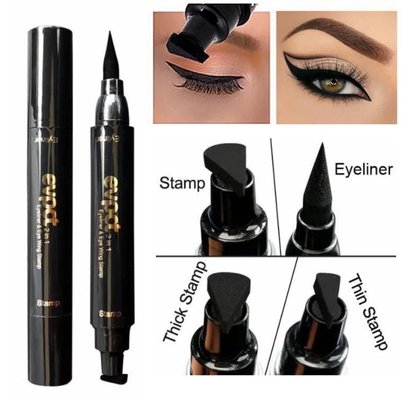 Stylo à double pointe pour colorer le coin extérieur de l'eyeliner