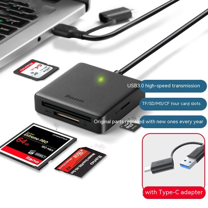 SDTFCFmemory Card USB30 lecteur de cartes-lettres multi-drive à grande vitesse