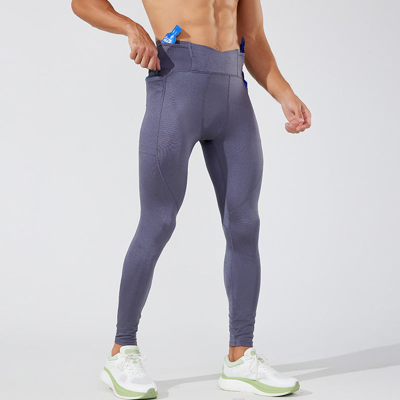 Pantalons de yoga de fitness unisexe Compression Leggings stretch