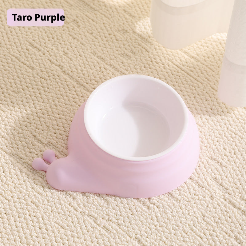 Escargot animal de compagnie boire bol-plastique modèle-rose violet-1 pièce