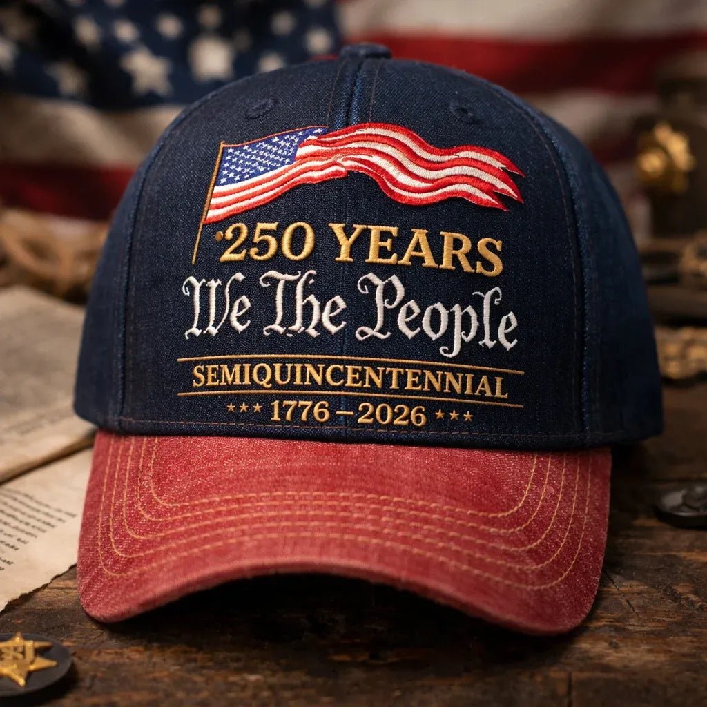 Casquette de baseball 3D imprimé 250 ans