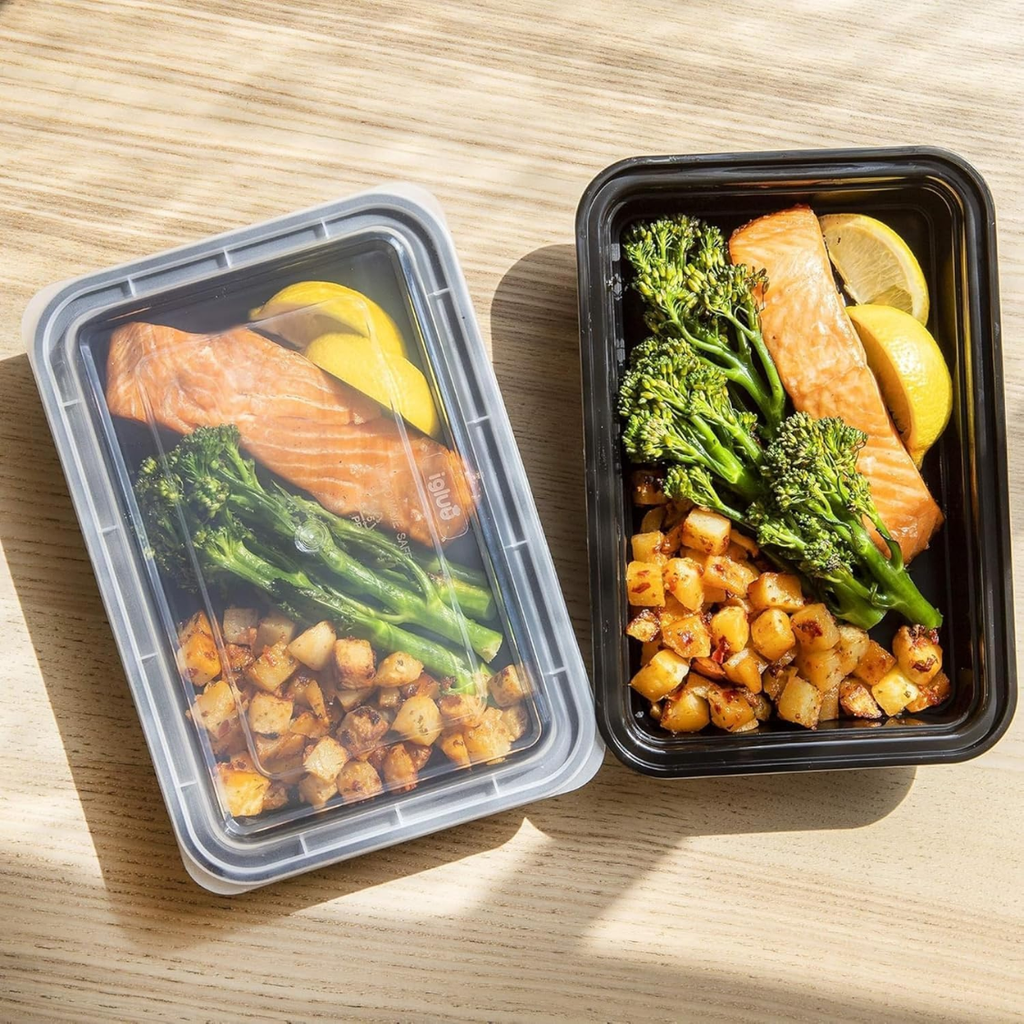 Contenants d'entreposage réutilisables pour aliments 1 Compartiment 28 Oz Contenants de préparation de repas