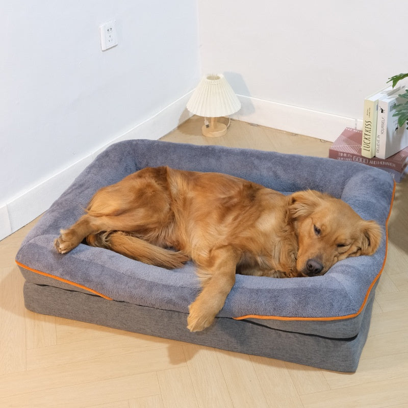 Le lit de chien est entièrement amovible et lavable le rendant adapté pour les humains et les animaux