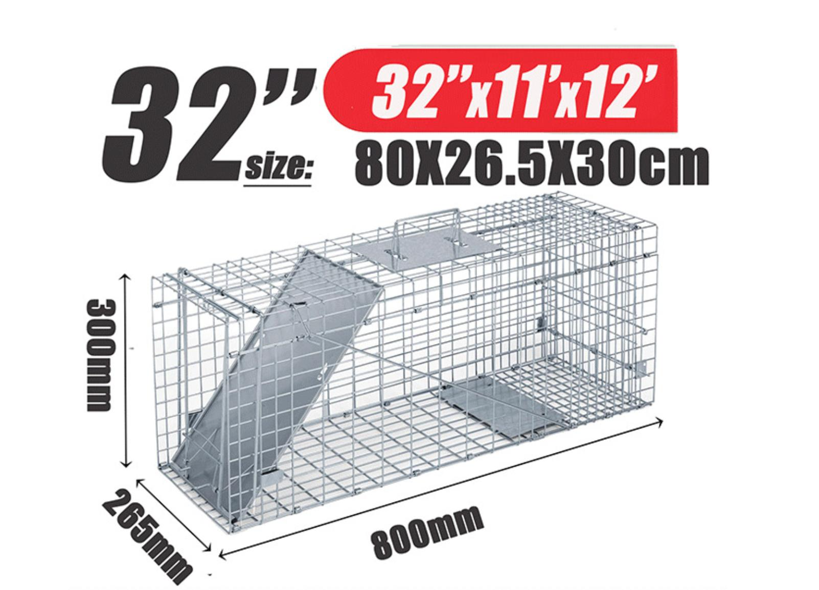 1Pc 25.59Inch Trap d'animaux vivants et humains pour la cage d'été de printemps