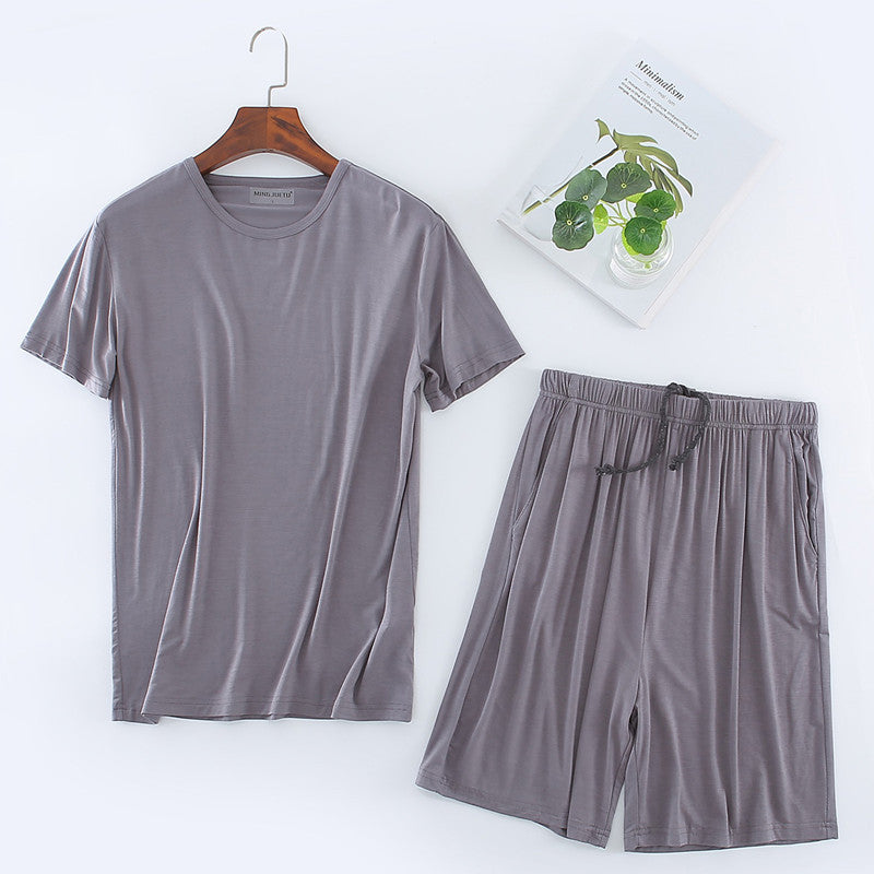 Ensemble de T-shirt Modal homme Short manches courtes
