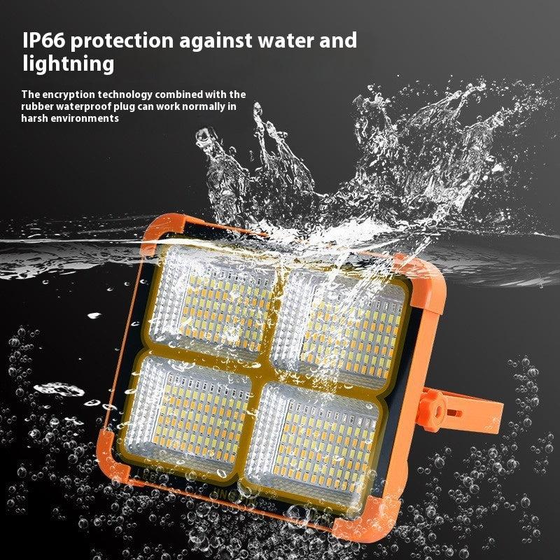 Multifonctionnel Camping Stall Outdoor Emergency Solar Energy Lampe Portable