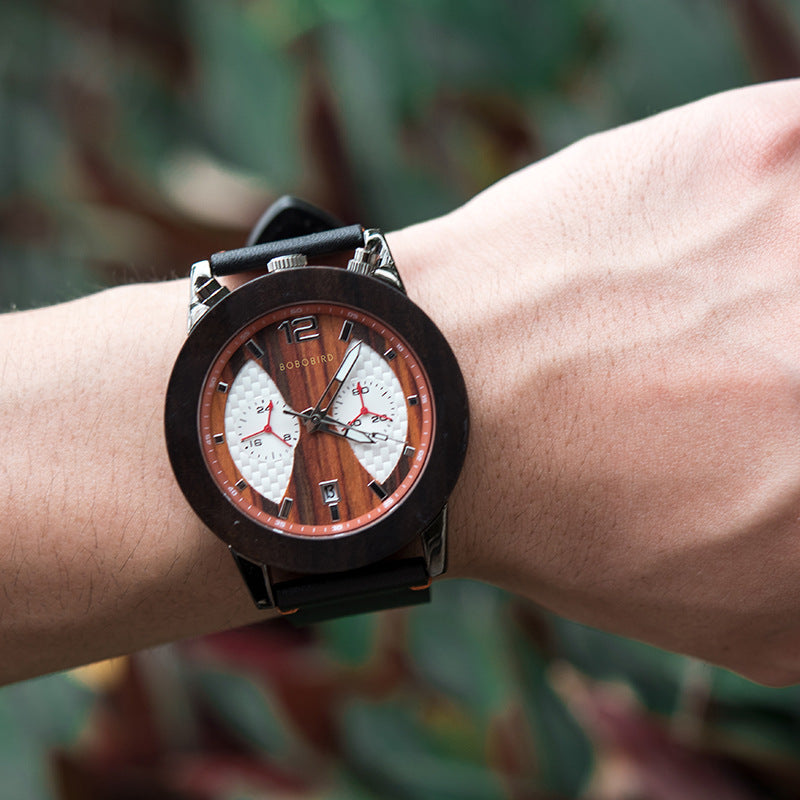 Modèle de montre en bois T30