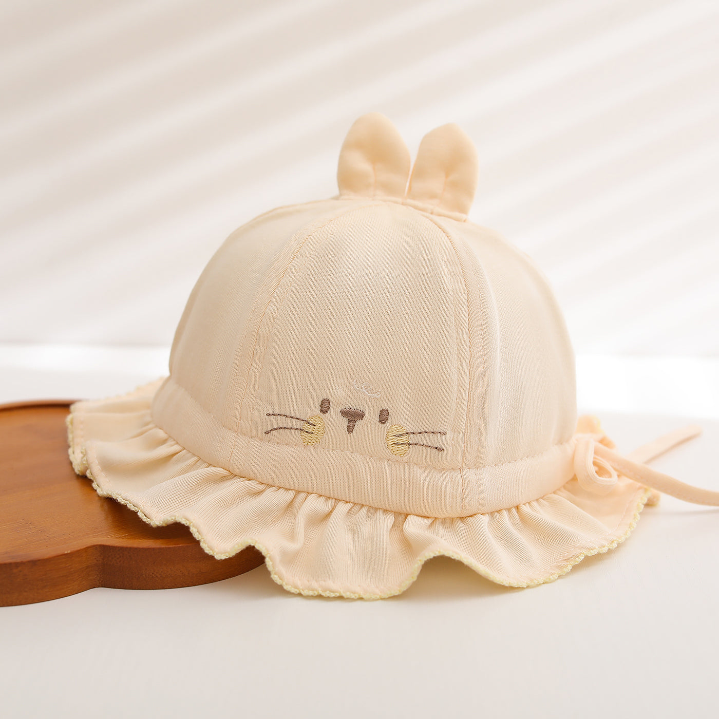 Bandeau d'oreilles de lapin pour enfants avec visage de lapin cartoon