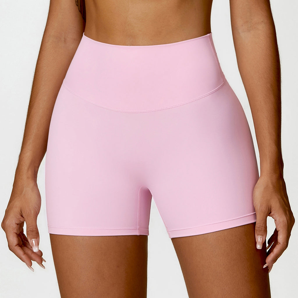 Short de yoga haute taille Belly Contracting Peach Hip Lifting Sport Short