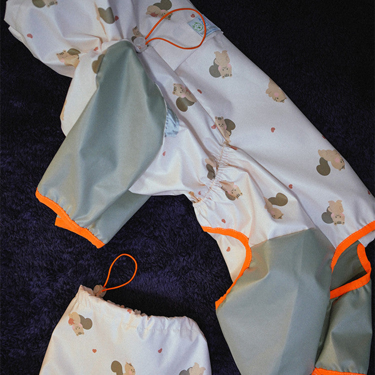 Pantalon de pluie à quatre pattes avec imperméable réfléchissant Et coupe-vent