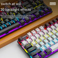 K87 Axis mécanique vert Axis rouge Clavier filaire