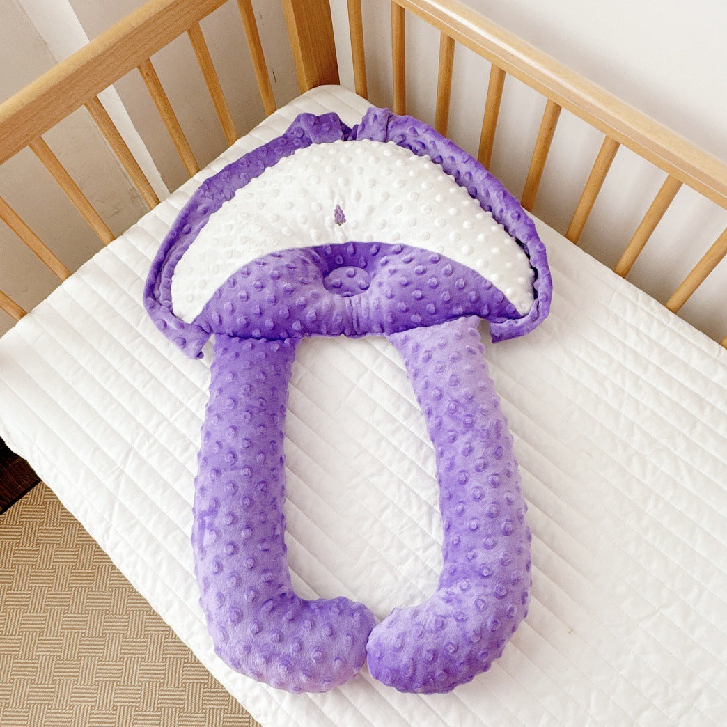 No Top Velvet Tête Anti-déviation Oreiller bébé