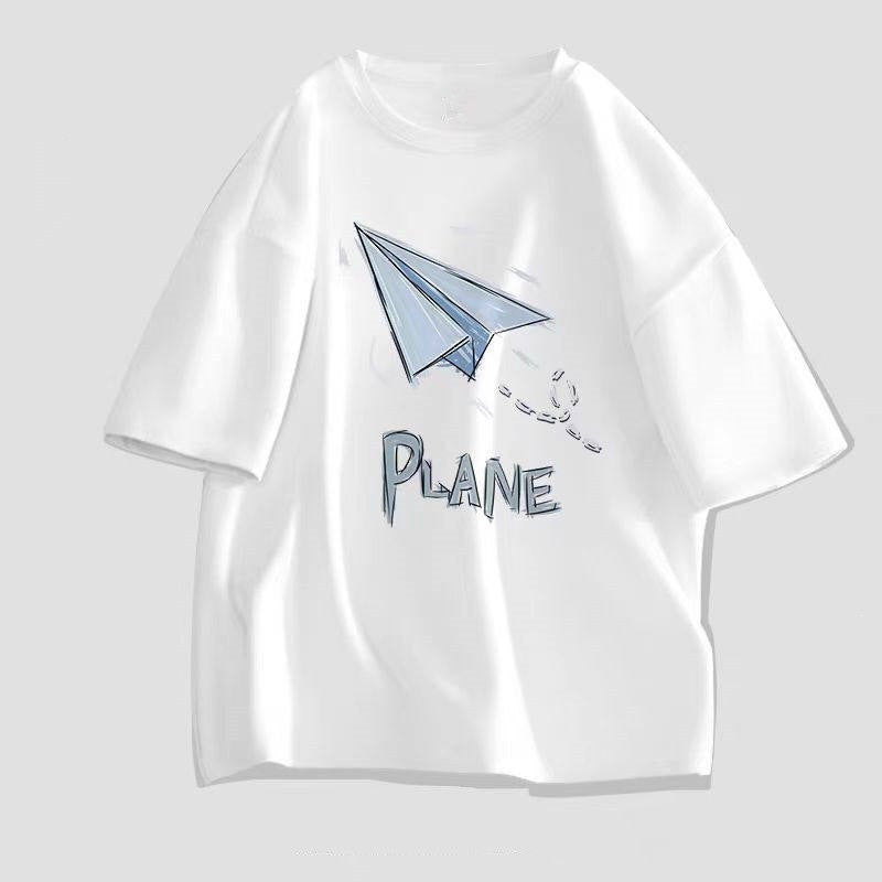 Hommes Hong Kong Style tendance manches courtes T-shirt pour l'été
