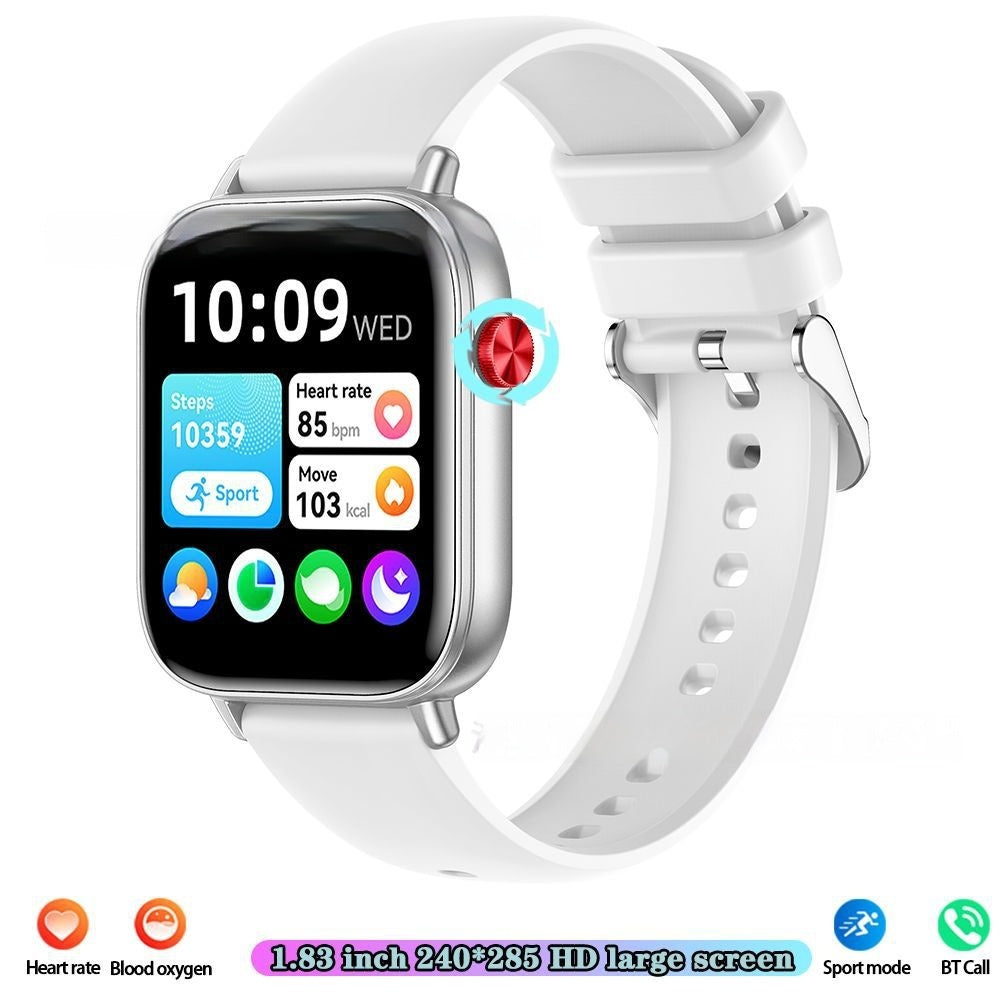 Smart Watch Pedomètre mobile Surveillance de la fréquence cardiaque Bluetooth appelant 169 Touch Display Sma