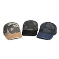 Style américain Vintage Patchwork Lavé Casquette de baseball décontractionnée