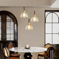 Style américain Vintage Lustre tout-cuivre Petite lumière pendentif