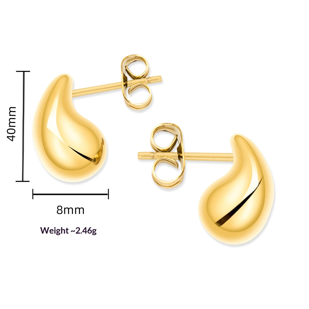 Boucles d'oreilles Zircon en acier de titane pour femmes