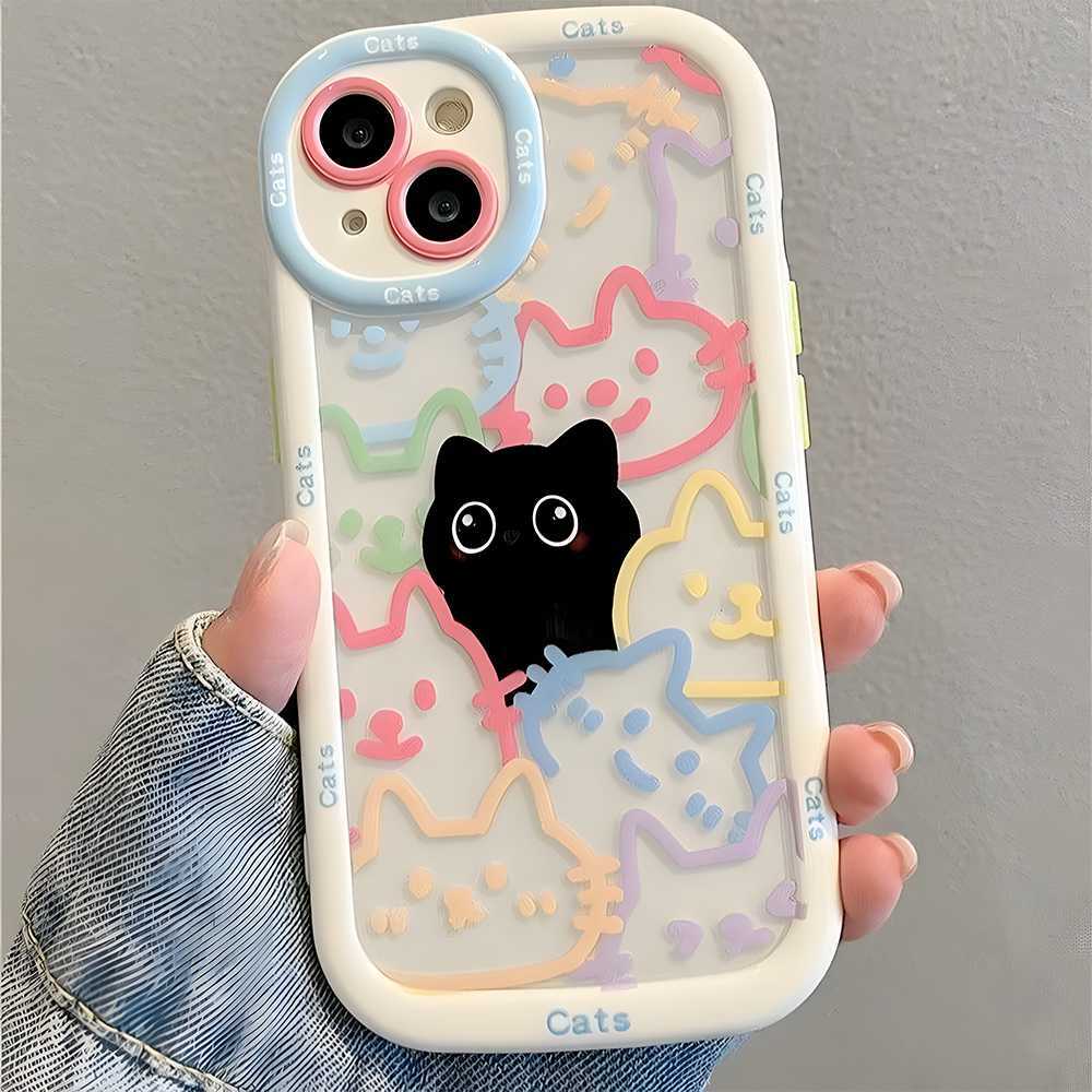 Boîtier de téléphone approprié Cat couleur