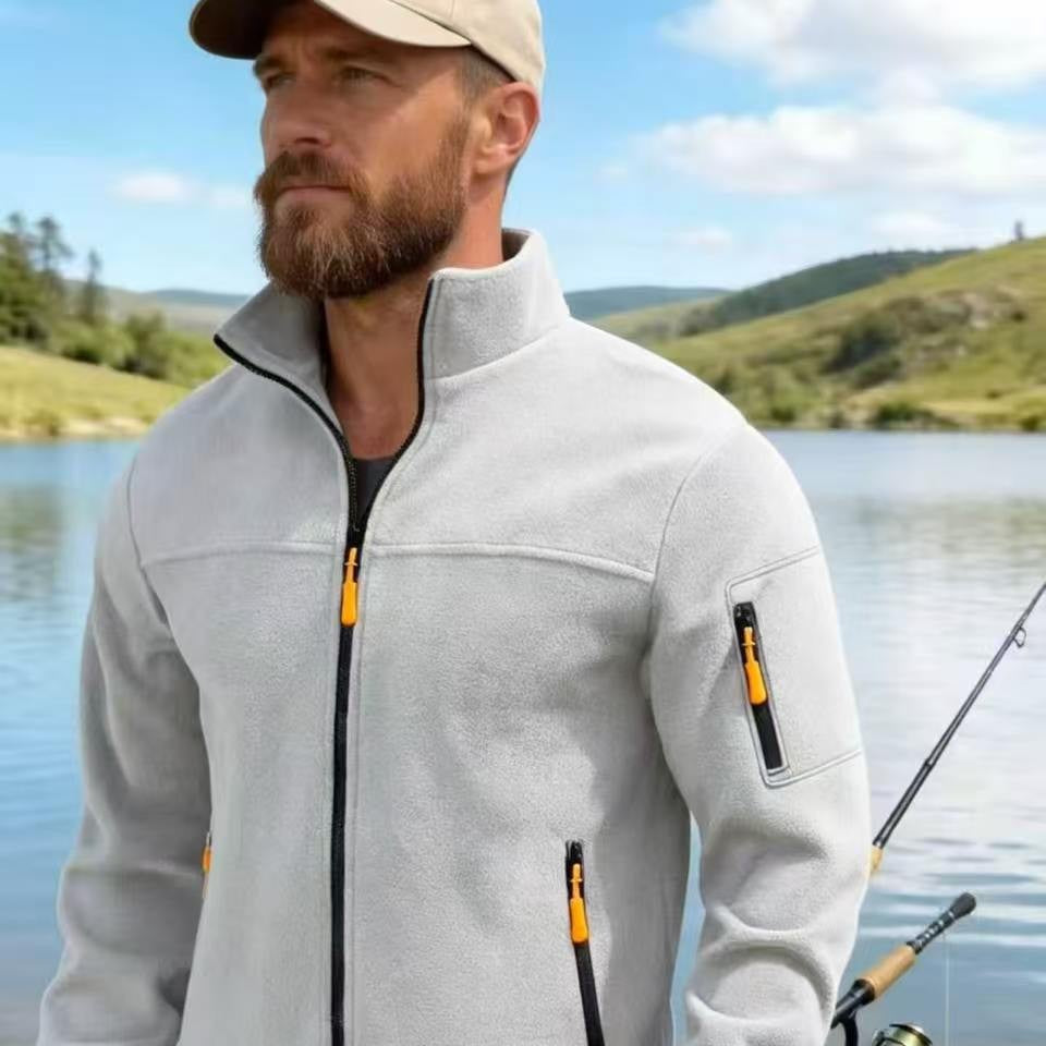 Veste en polaire casual pour hommes