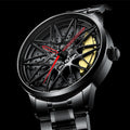 Men's Hollow Three-dimensional Electronic Wheel Watch