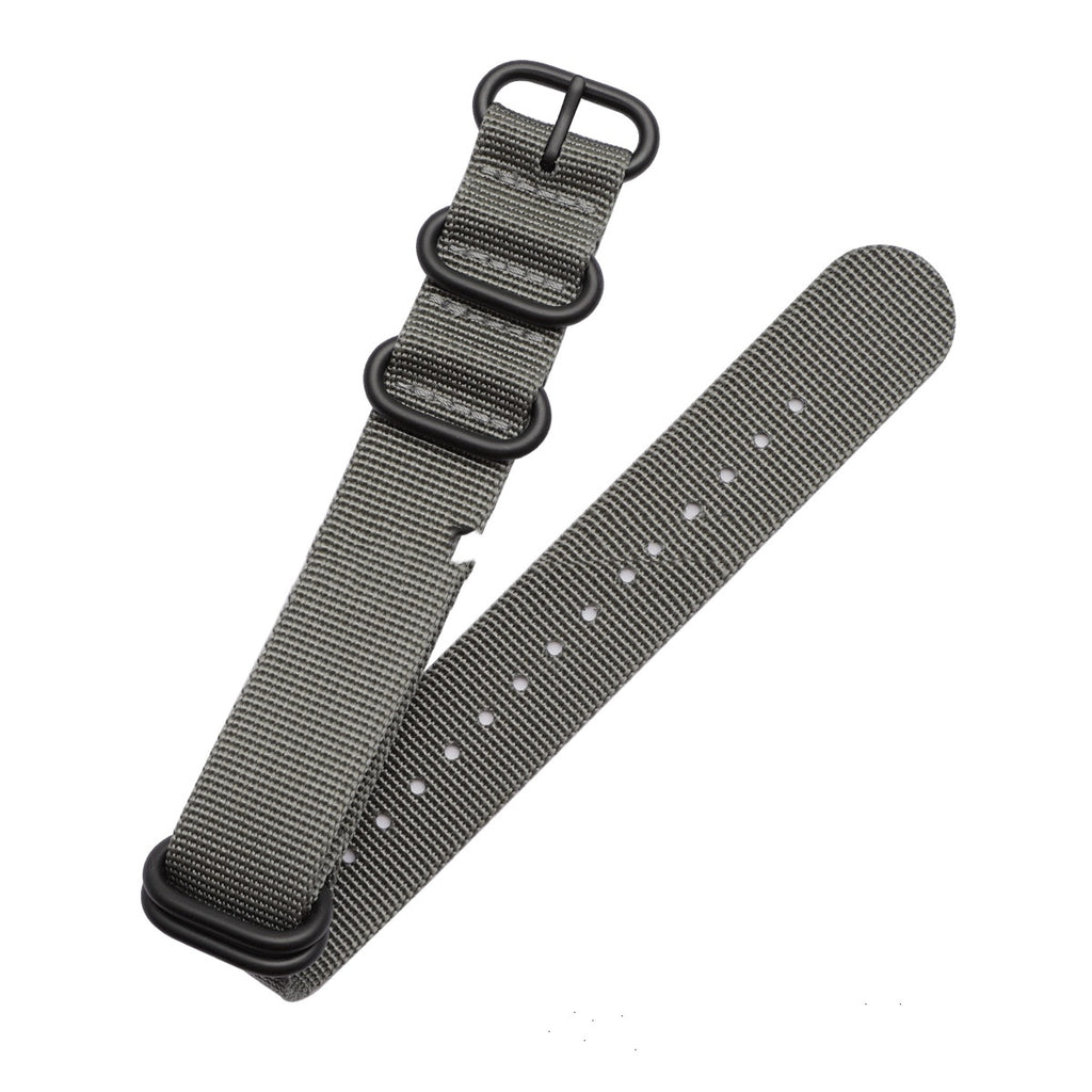 Convient pour le bracelet de montre en nylon de couleur solide