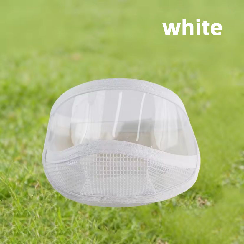 Chat Anti Bite Muselière Transparente Respirante Muselière Mesh Pour Grooming Nail Trimming Bain