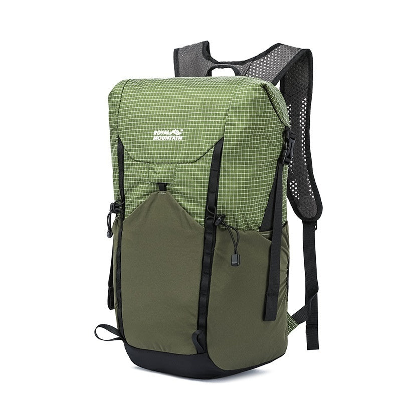 Outdoor Lightweight Curved Edge pliable Storage sac à dos 25L