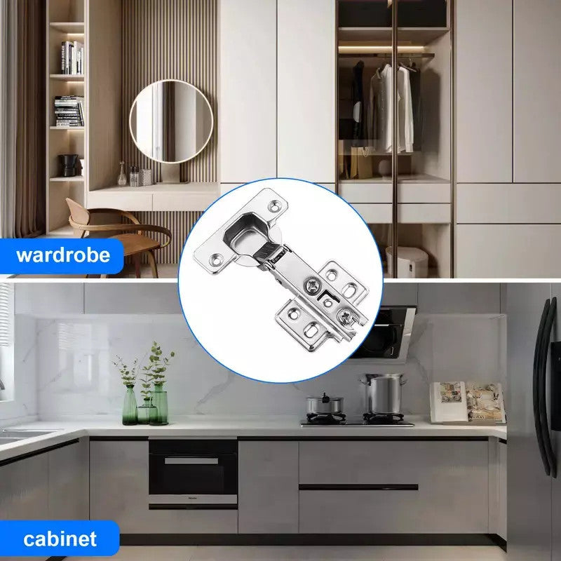 10X Quality Full Overlay 35mm Soft Close Hinges Kitchen Cabinet Wardrobe Door UK
