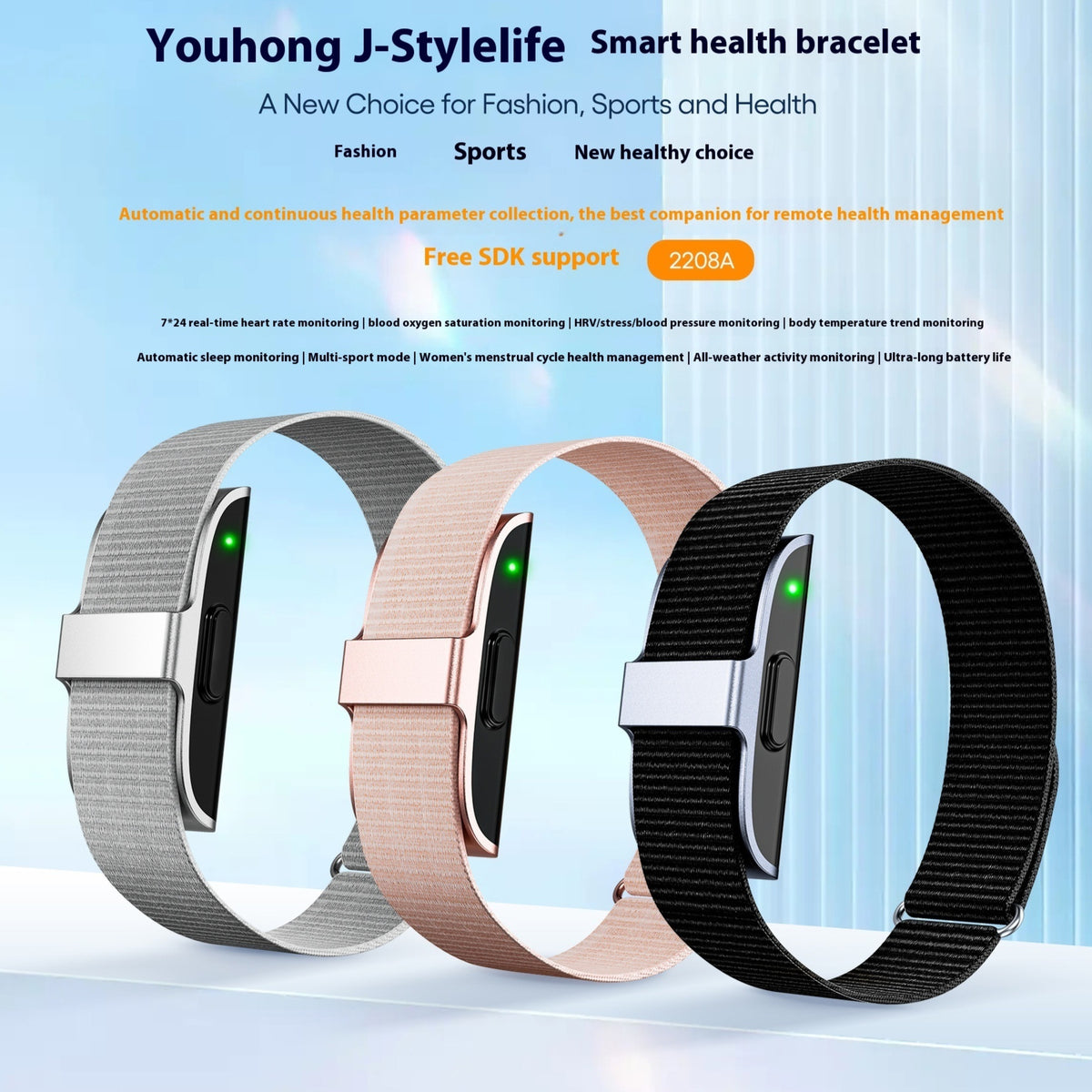 Smart Watch Smart Bracelet Sport Taux de cœur