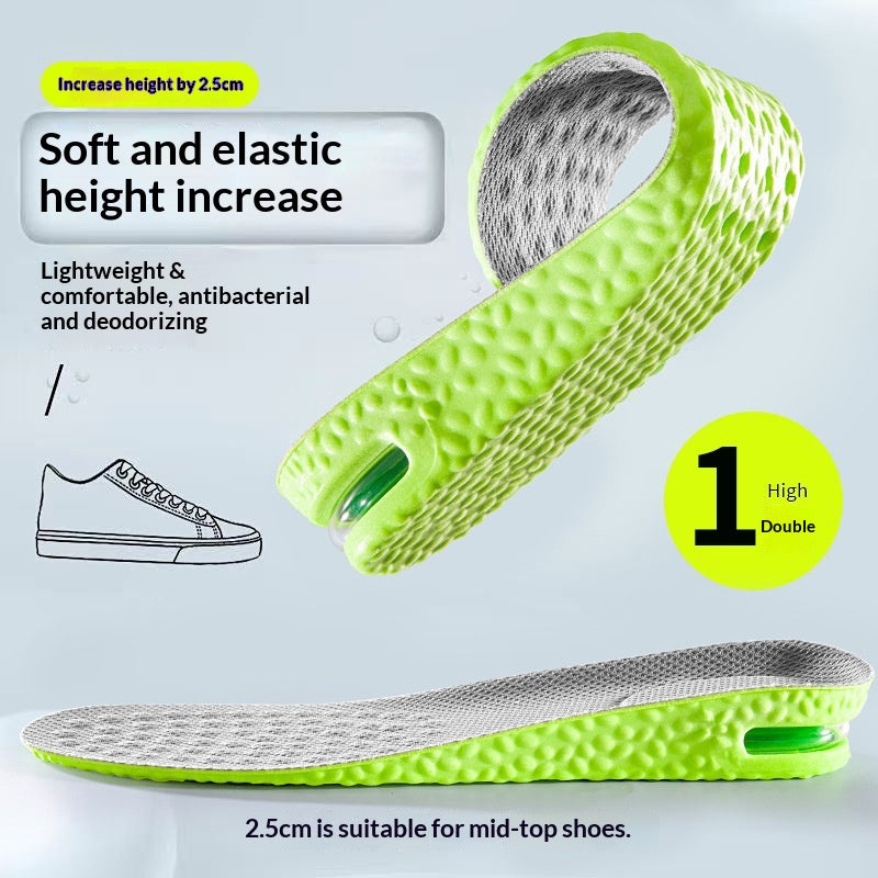 Semelles intérieure en augmentation de hauteur Soft Bouncy amortisseur et confortable