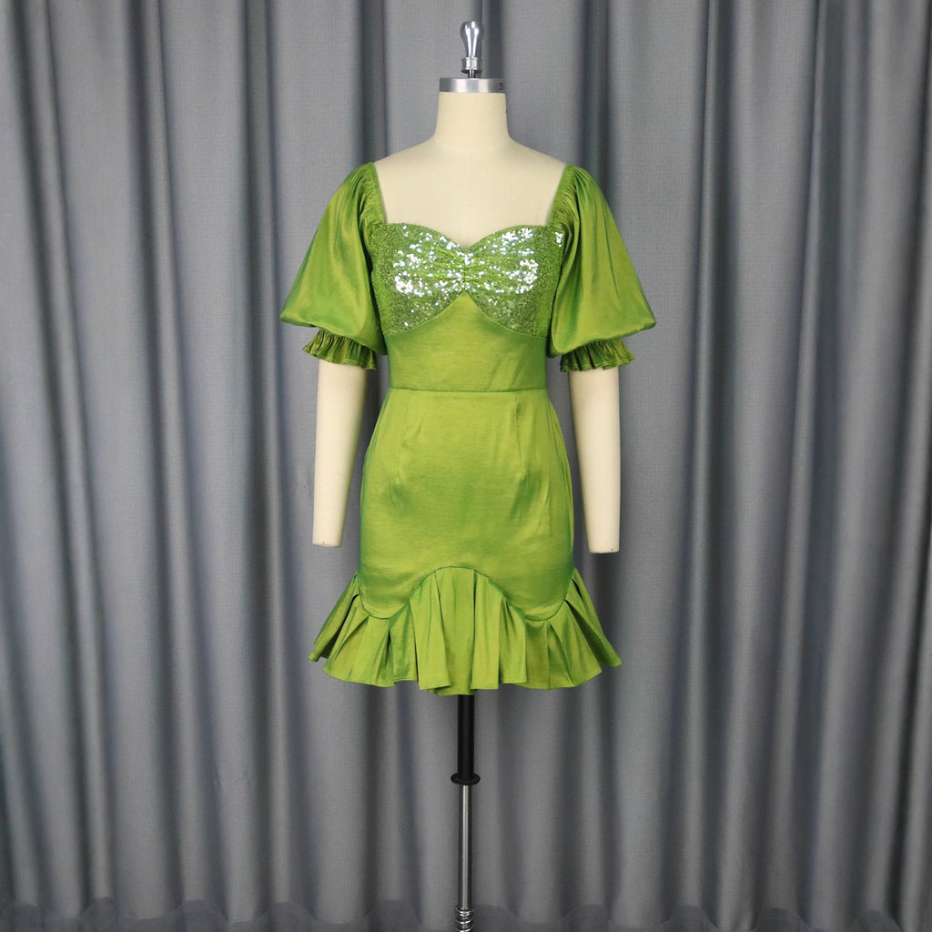 Robe de soirée pour banquets à paillettes