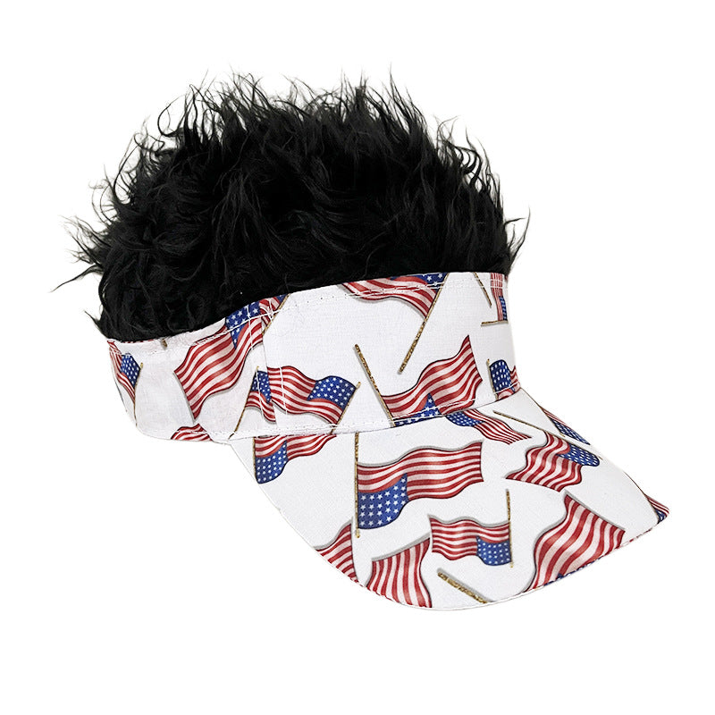 Cap de baseball 250e anniversaire de simulation Cap de baseball synthétique court Cap de baseball Spiked