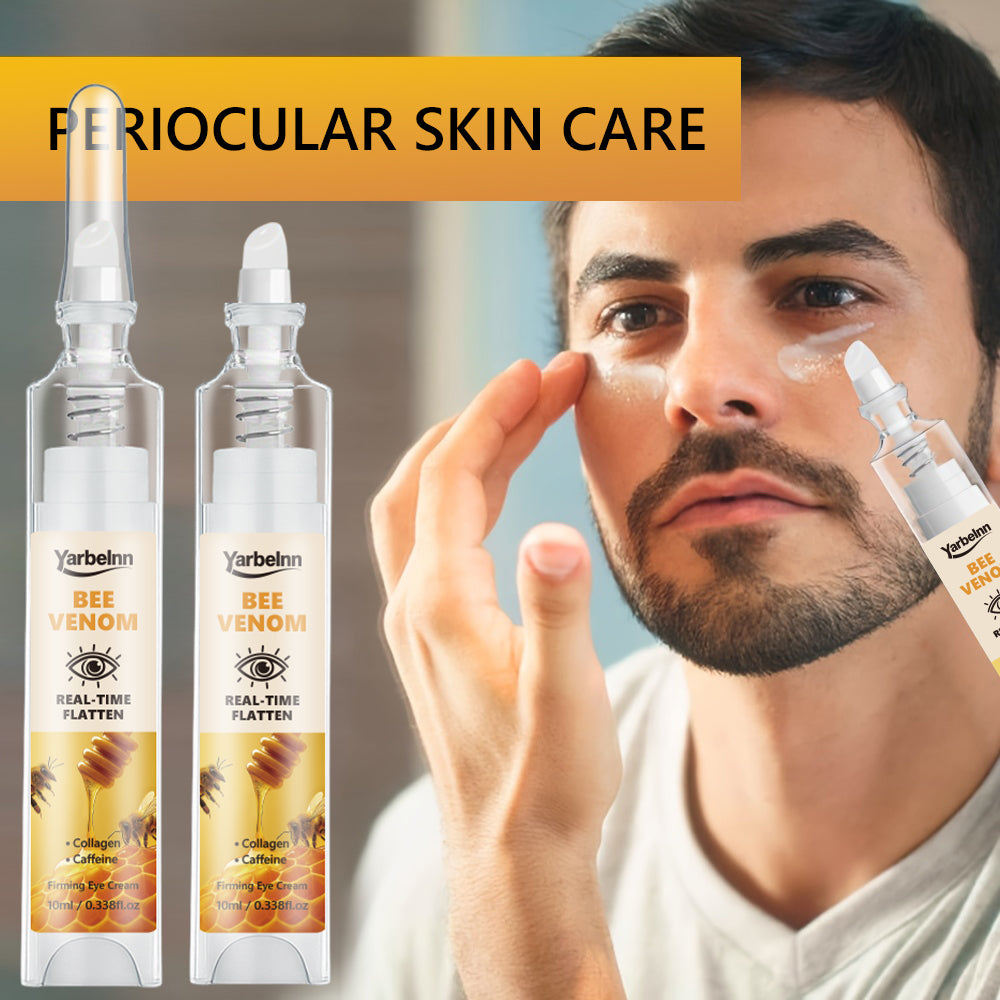 Crème pour les yeux d'abeille avec extrait de miel et collagène