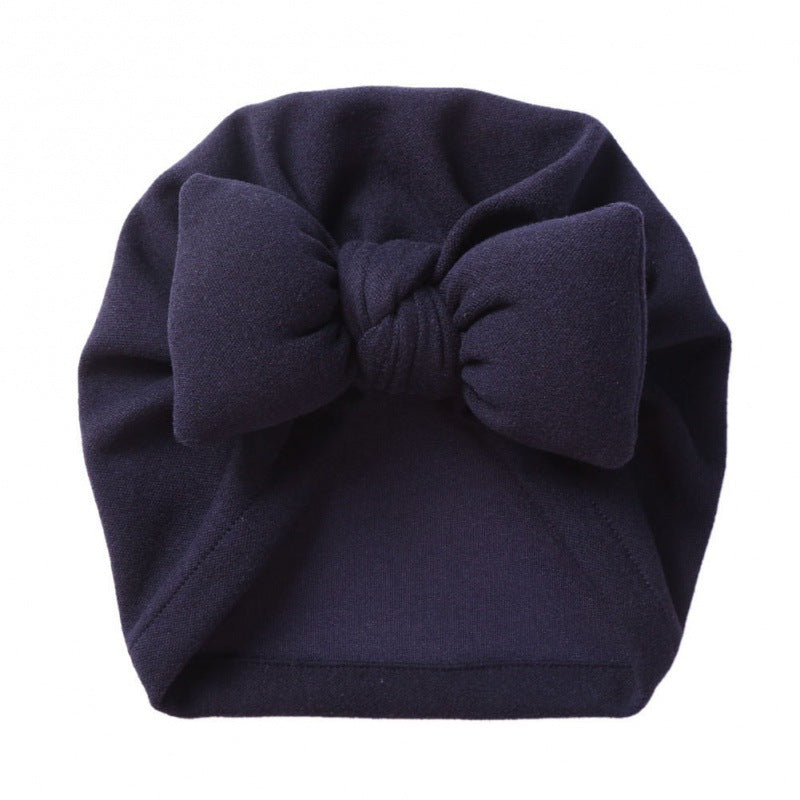Style cachemire capuche bébé coton rempli Bow