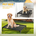 Raised breathable pet bed