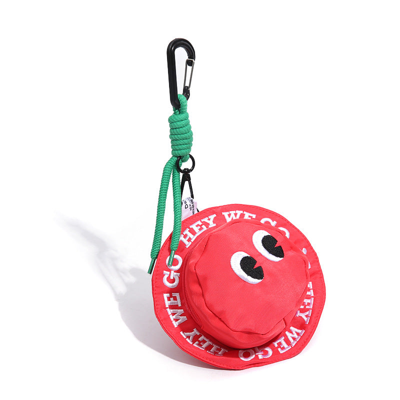 Sac Earphone visage souriant pour hommes Petit sac Porte-clés