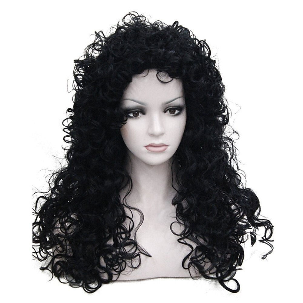 Perruques africaines avec de petites femmes cheveux bouclés