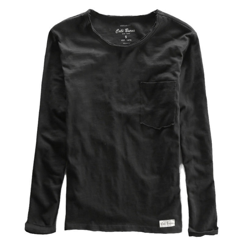 T-shirt casual homme respirant et confortable couche de base