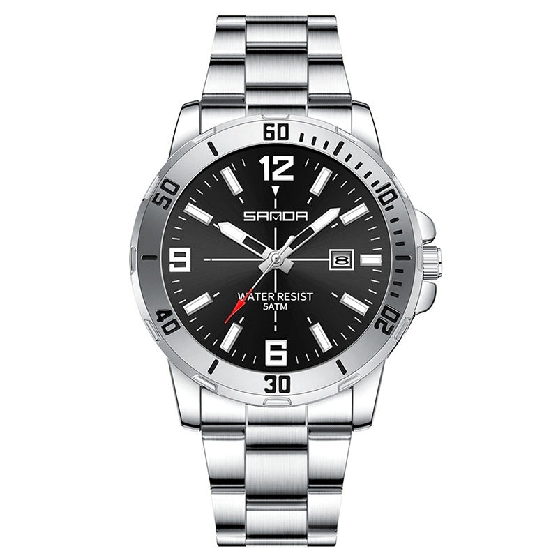 Montre Quartz imperméable multifonctionnelle pour hommes