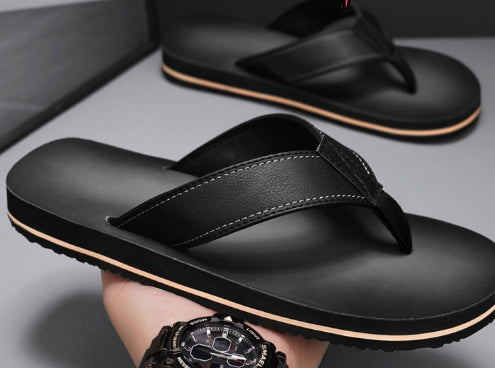 Hommes Flip-flops Arrivées d'été Non-dérapant et occasionnel pour l'usure extérieure