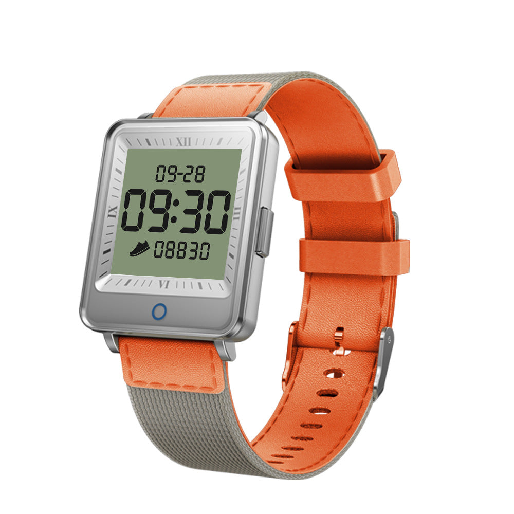 Affichage double écran V16 Bracelet intelligent Fréquence cardiaque Pression artérielle Sommeil Surveillance Waterpro