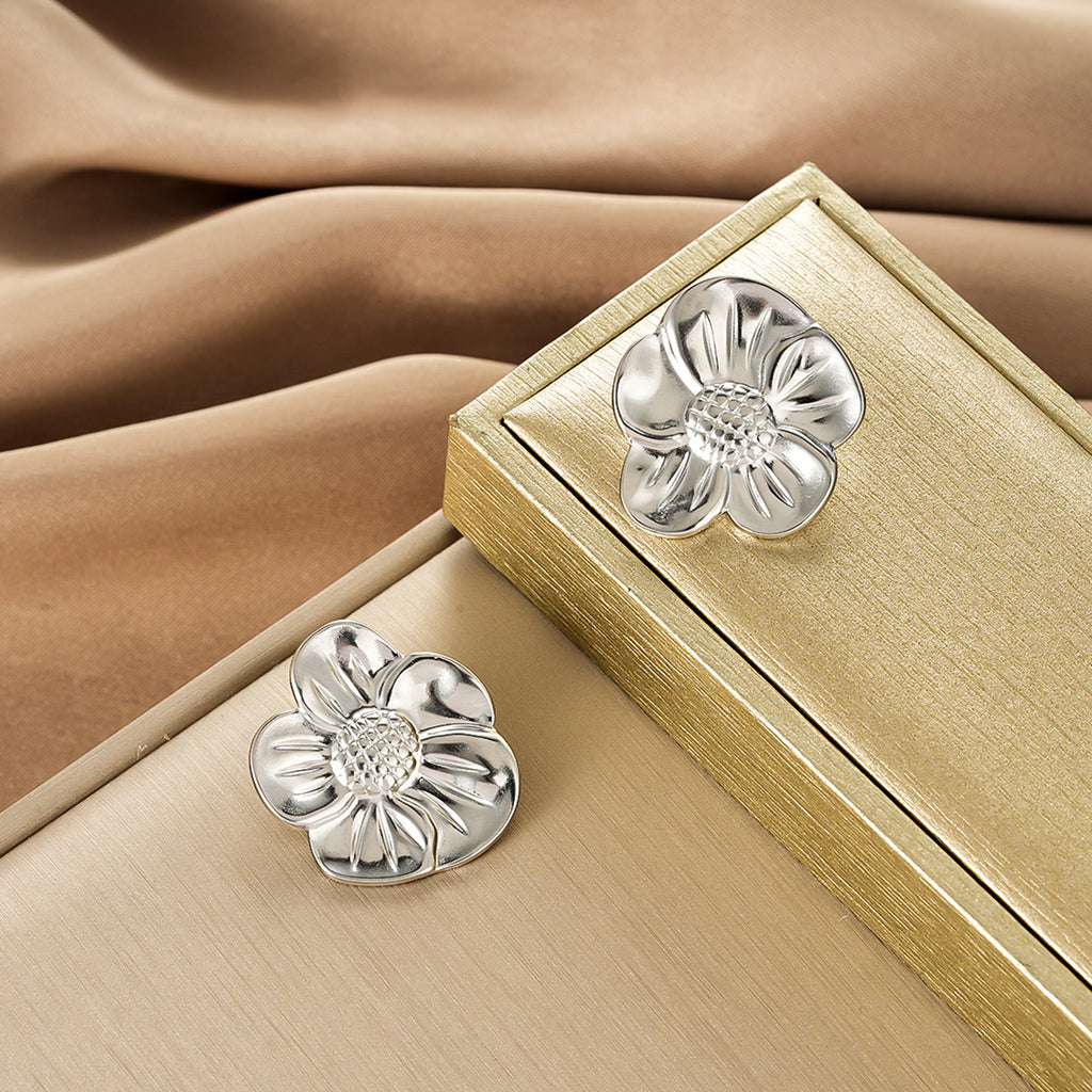 Boucles d'oreilles Françaises Retro Linéaires rayées INS Bohemian Ethnic Style Light Luxury High-fr