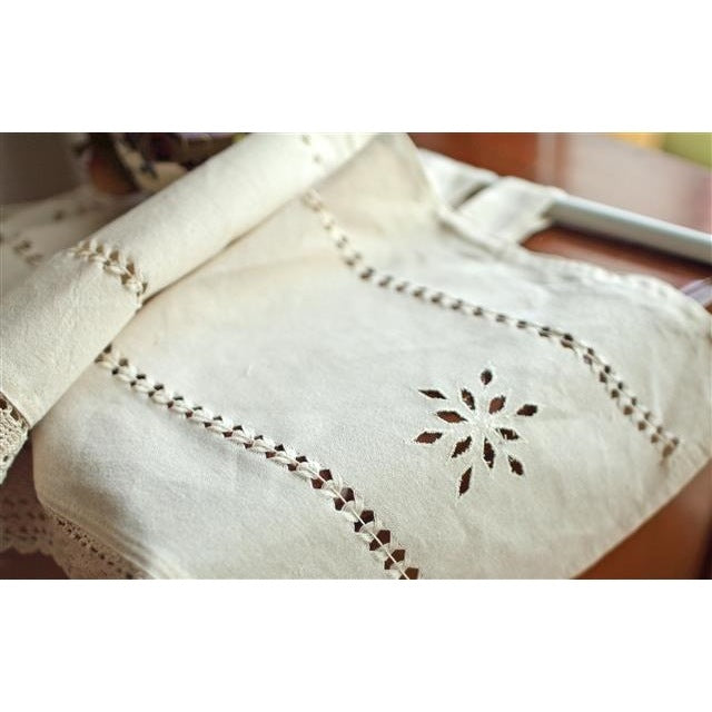 Linge de coton vieux coquin Crochet Rode de café Rideau
