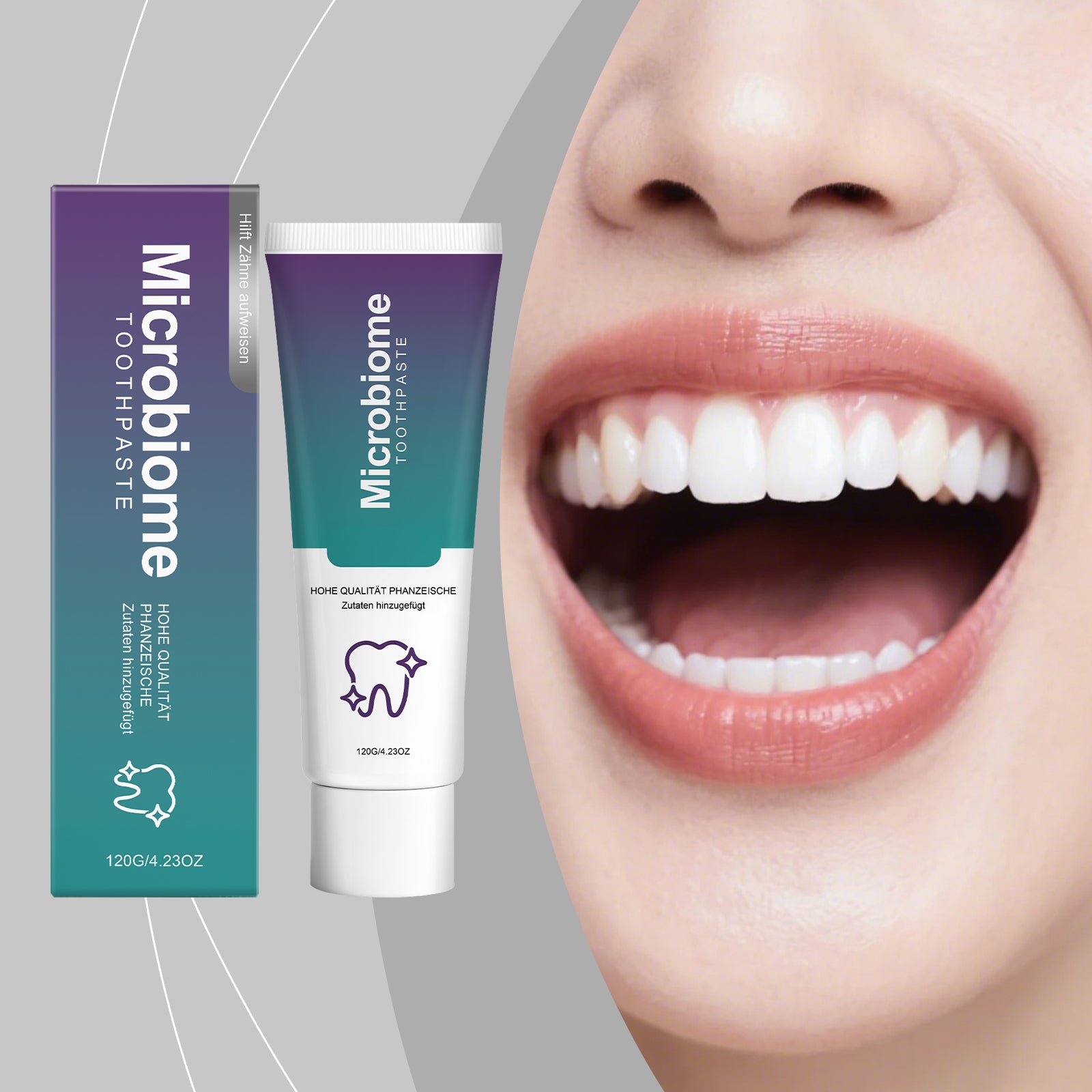 Dentifrice blanchissant la menthe 120g-box