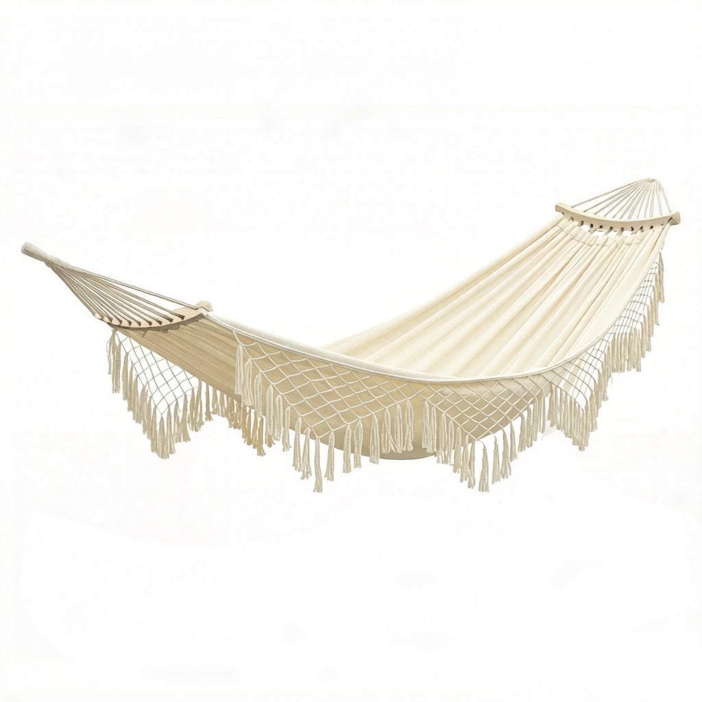 Double hamac pliable de loisirs en plein air